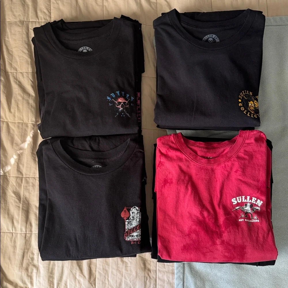 Sullen 21 T-Shirts Bundle - EUC - Picture 1 of 16